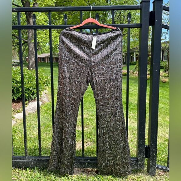 Anthropologie Sequin Snake Joni Pants NWT - Picture 10 of 12